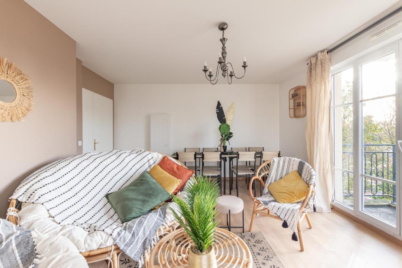 Luxe Flat For 7 - Fairytale Factory Apartment Bussy-Saint-Georges Luaran gambar